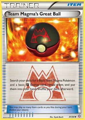 Team Magma's Great Ball